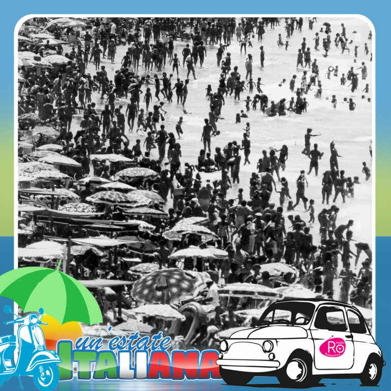 Spiaggia anni 60